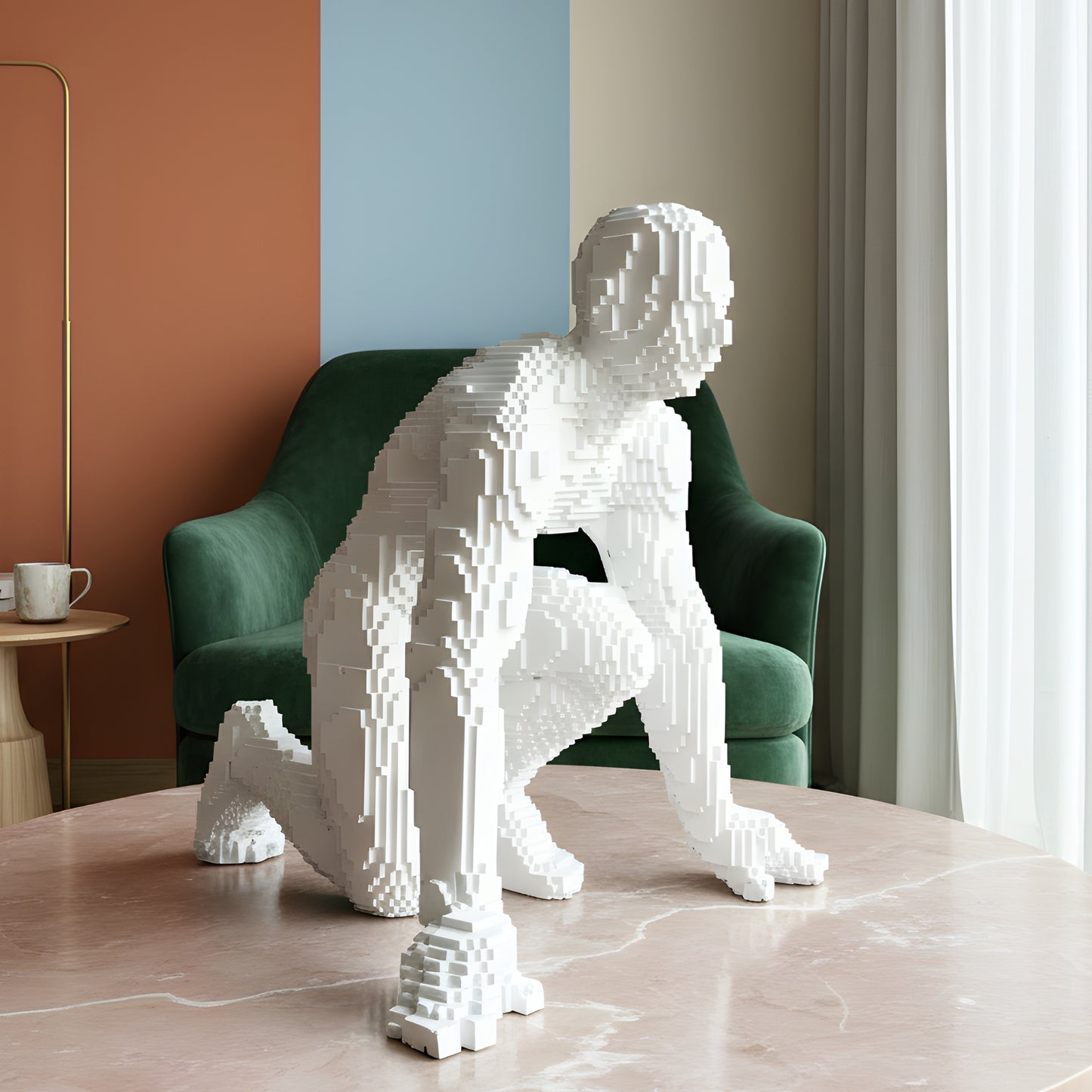 Becoming - Abstract Human Figurine ~ 1.5 feet Tall