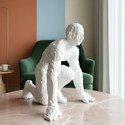 Becoming - Abstract Human Figurine ~ 1.5 feet Tall