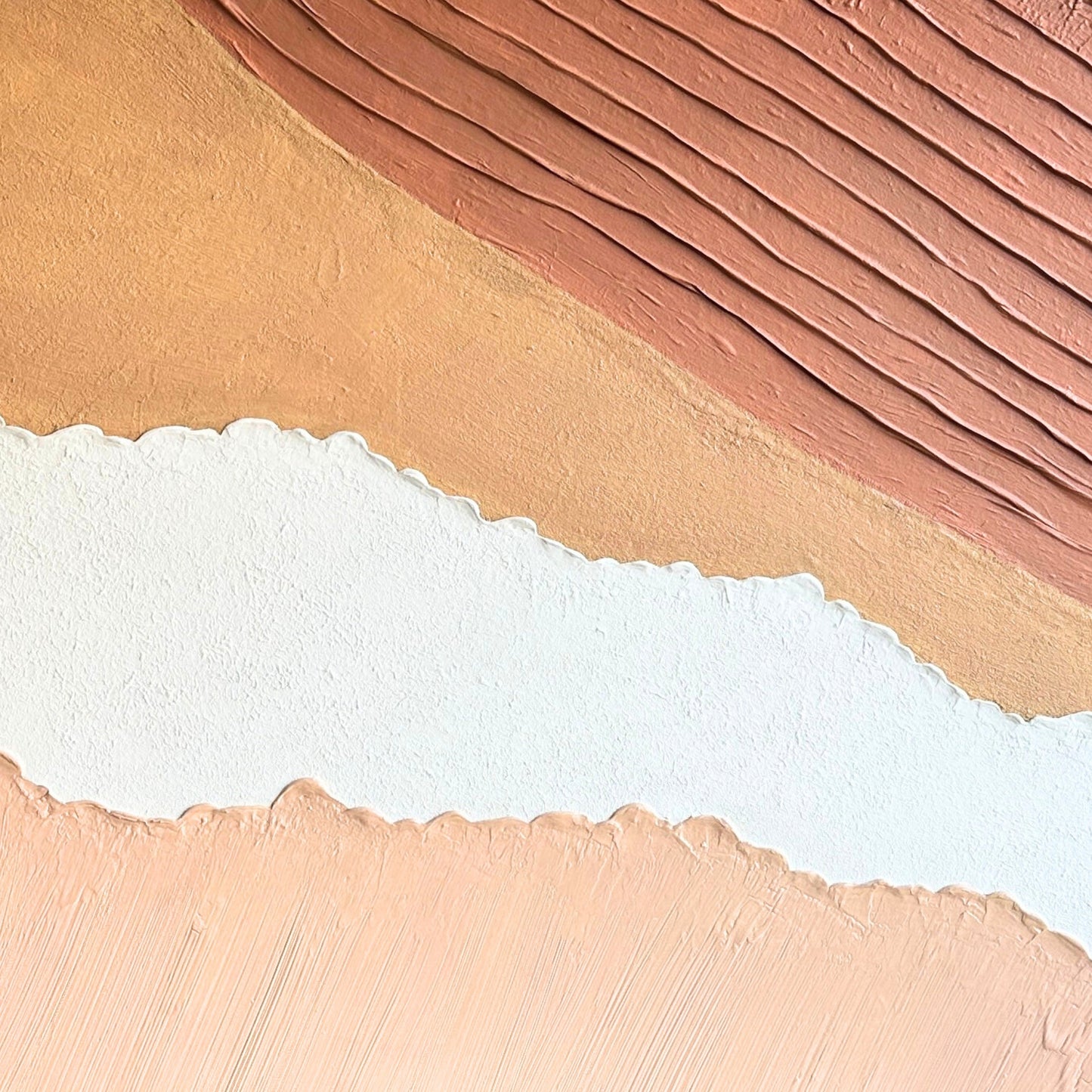 Dune - Modern Abstract Textured Wall Art ~ 4 ft x 3 ft