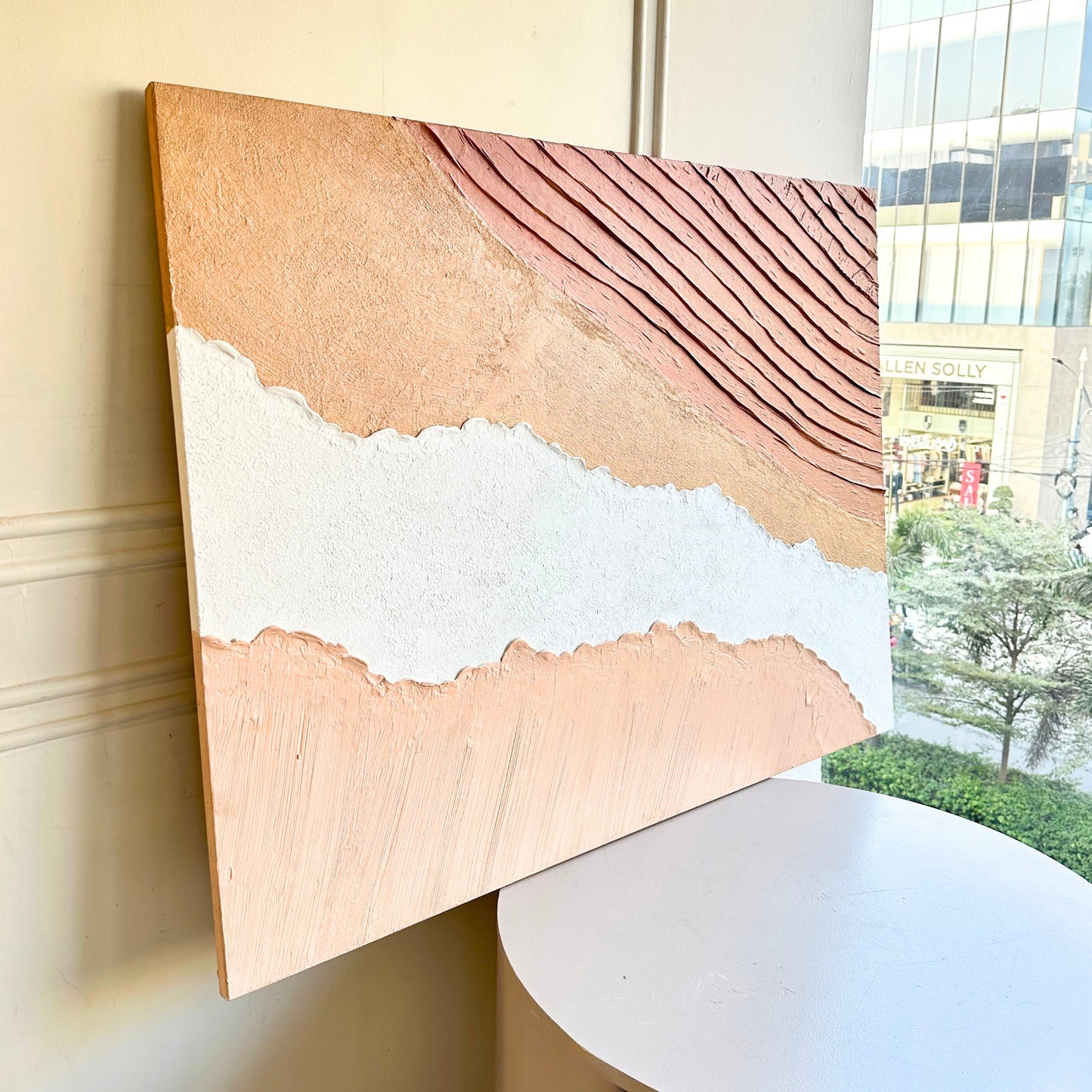 Dune - Modern Abstract Textured Wall Art ~ 4 ft x 3 ft