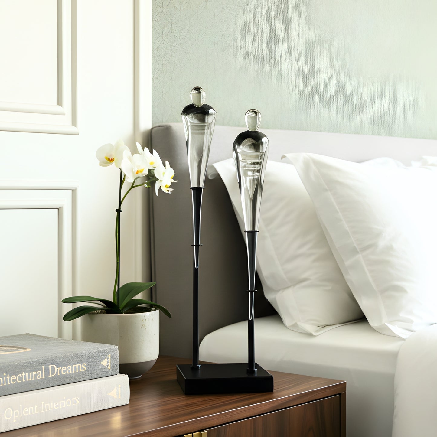 Parallel - Abstract Couple Figurine ~ 2 ft Tall