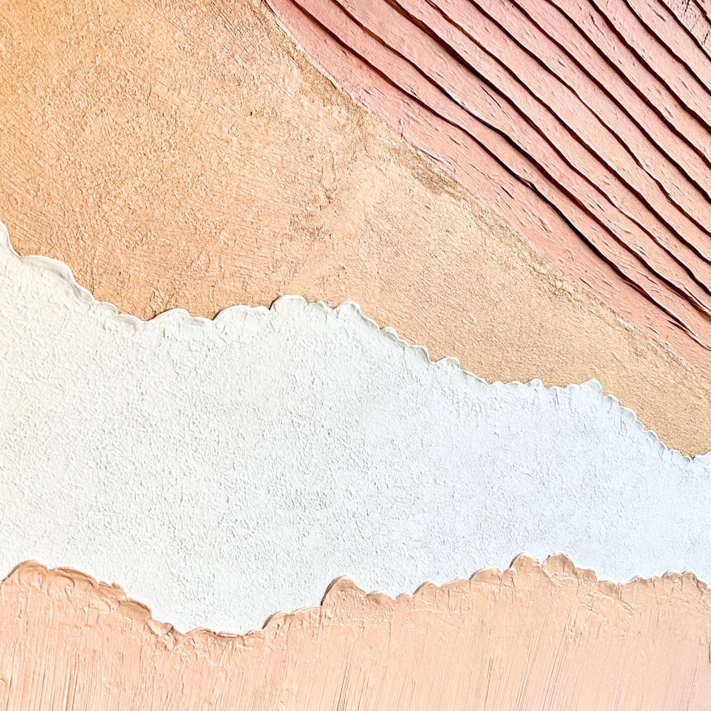 Dune - Modern Abstract Textured Wall Art ~ 4 ft x 3 ft