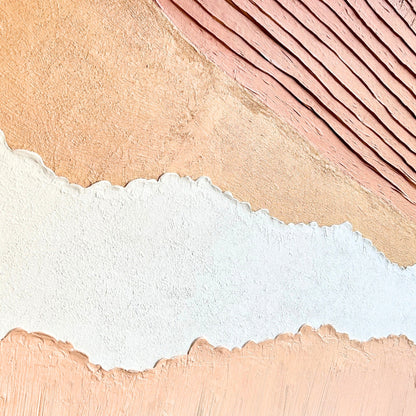 Dune - Modern Abstract Textured Wall Art ~ 4 ft x 3 ft