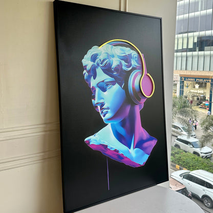 Rhythm - Music Themed David LED Wall Art ~ 3 ft x 4 ft