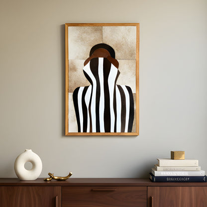 Zuri - Bovine Leather Wall Art (Set of 2) ~ 3.5 ft x 2.5 ft