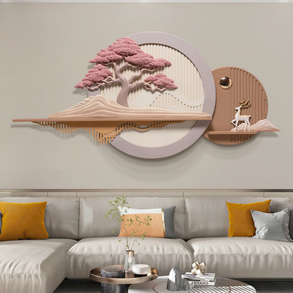 Garden of Chi - Nature Scenery Inspired Premium Wall Art ~ 6 feet Long