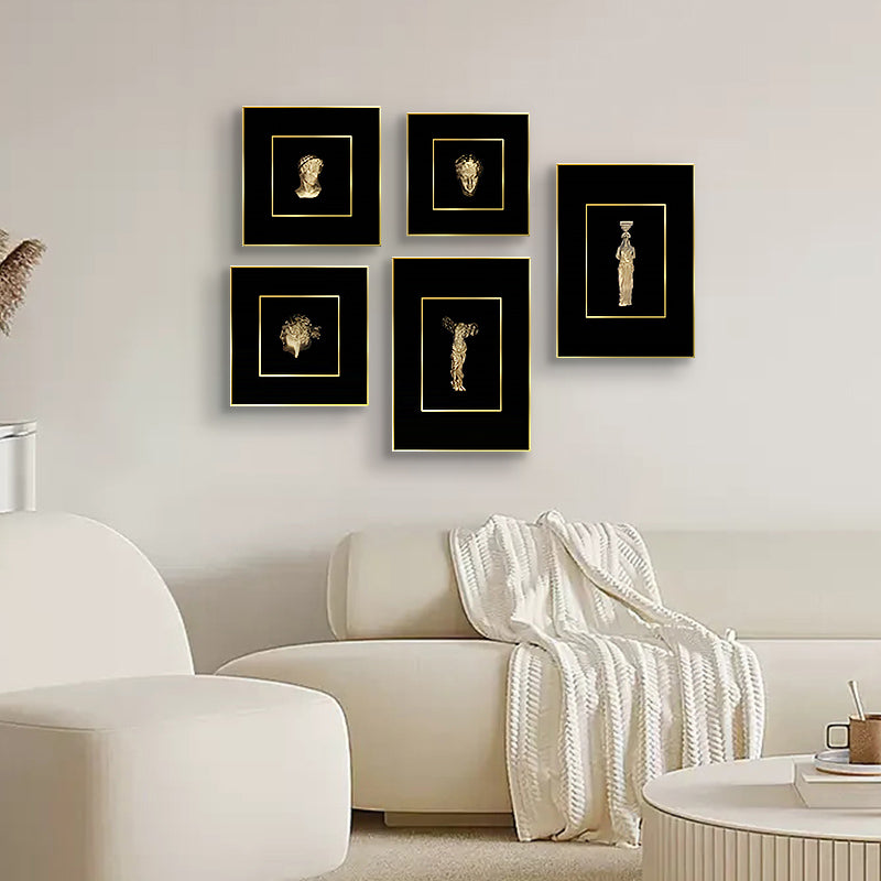 Premium Wall Art The Role Mosaic - Greek Figure Heads 3D Premium Wall Art