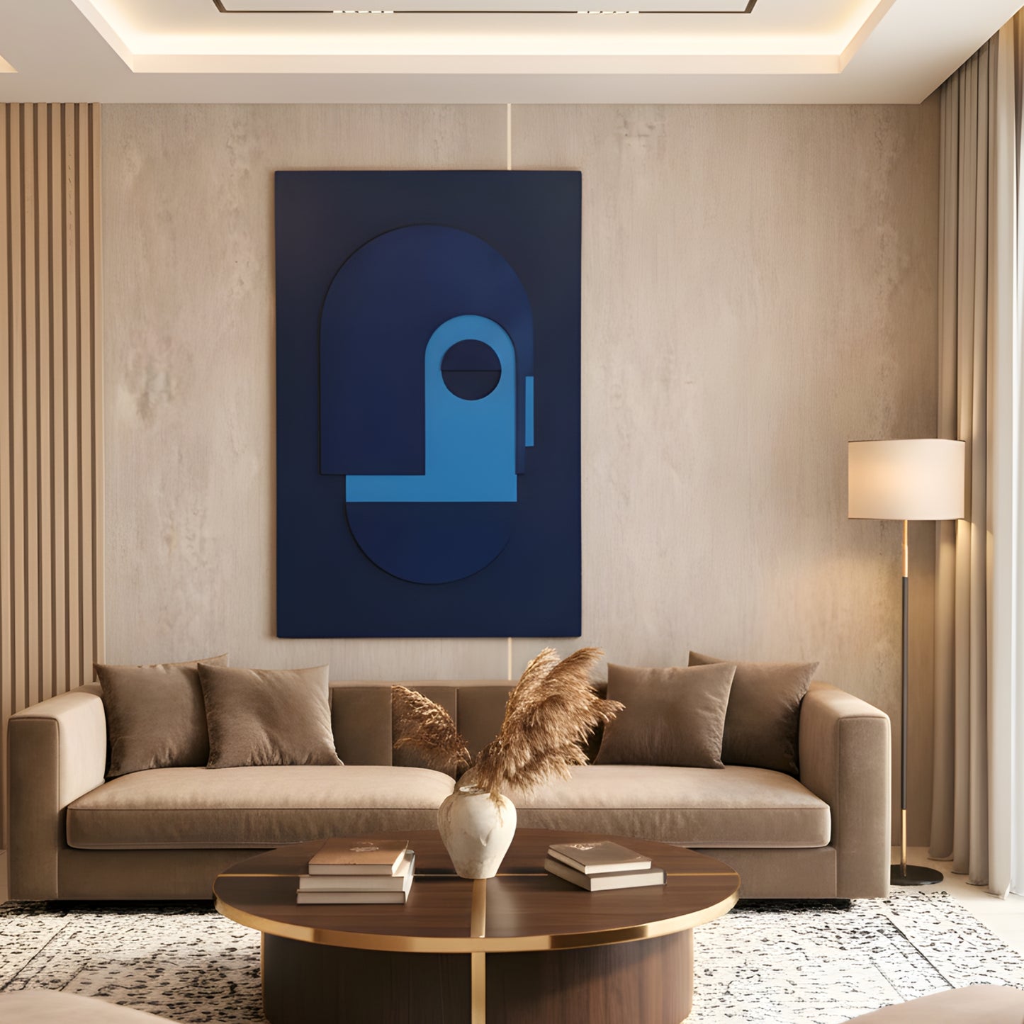 Persona - Modern Abstract Premium Wall Art ~ 3 ft x 2 ft