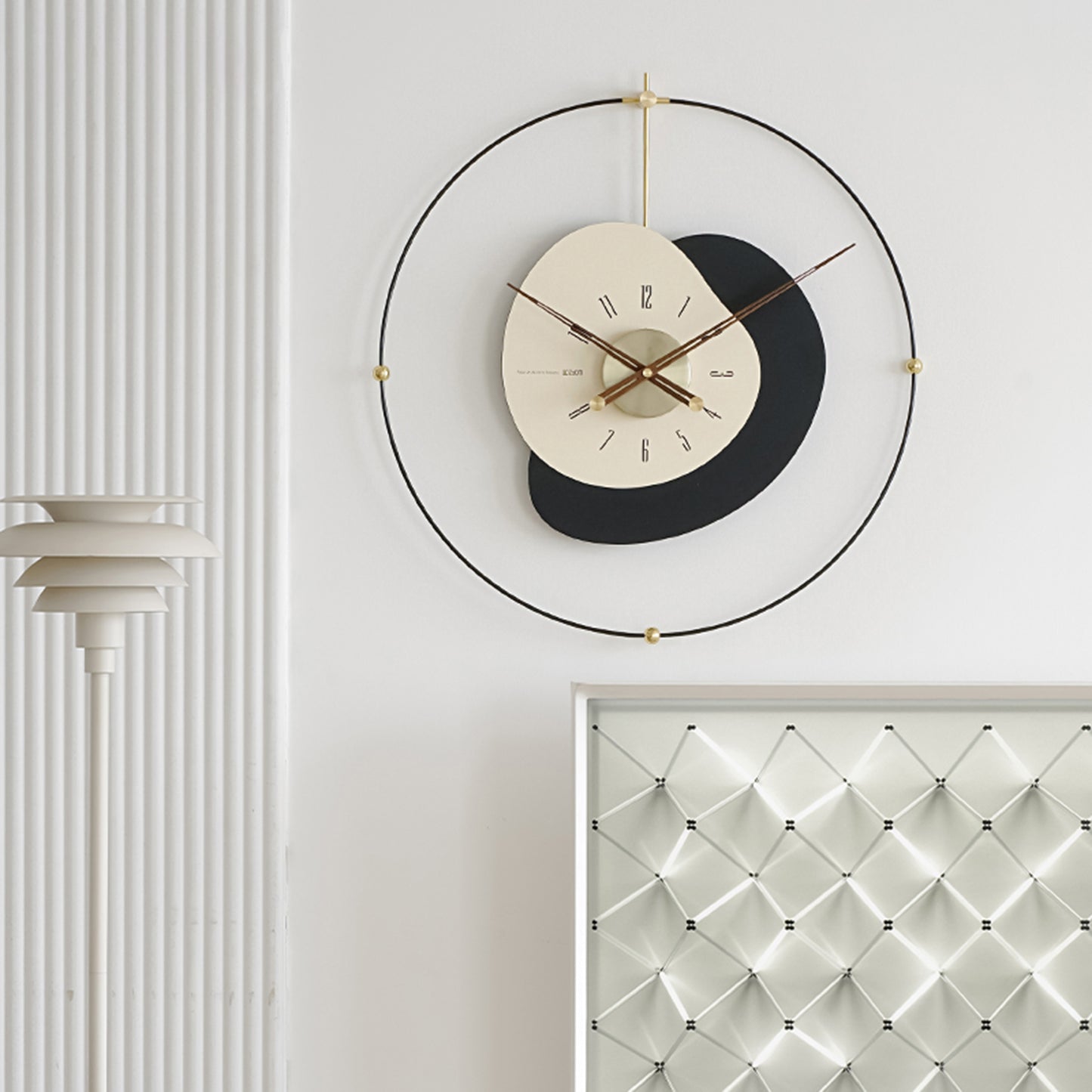 Kairos - Designer Circular Wall Clock ~ 2 feet (Dia)