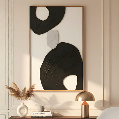 Equis - Modern Abstract Premium Wall Art ~ 4 ft x 2.5 ft