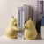 Cheerful Pear-fection - Ceramic Bookend & Table Showpiece - Set of 2 - Style 2