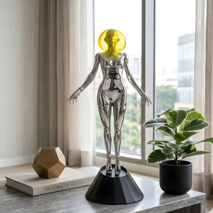 The Awakened - Futuristic Human Figurine ~ 2 ft Tall