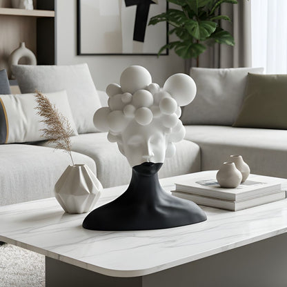 Mindscape - Modern Abstract Lady Figurine Sculpture ~ 1.5 Feet Tall