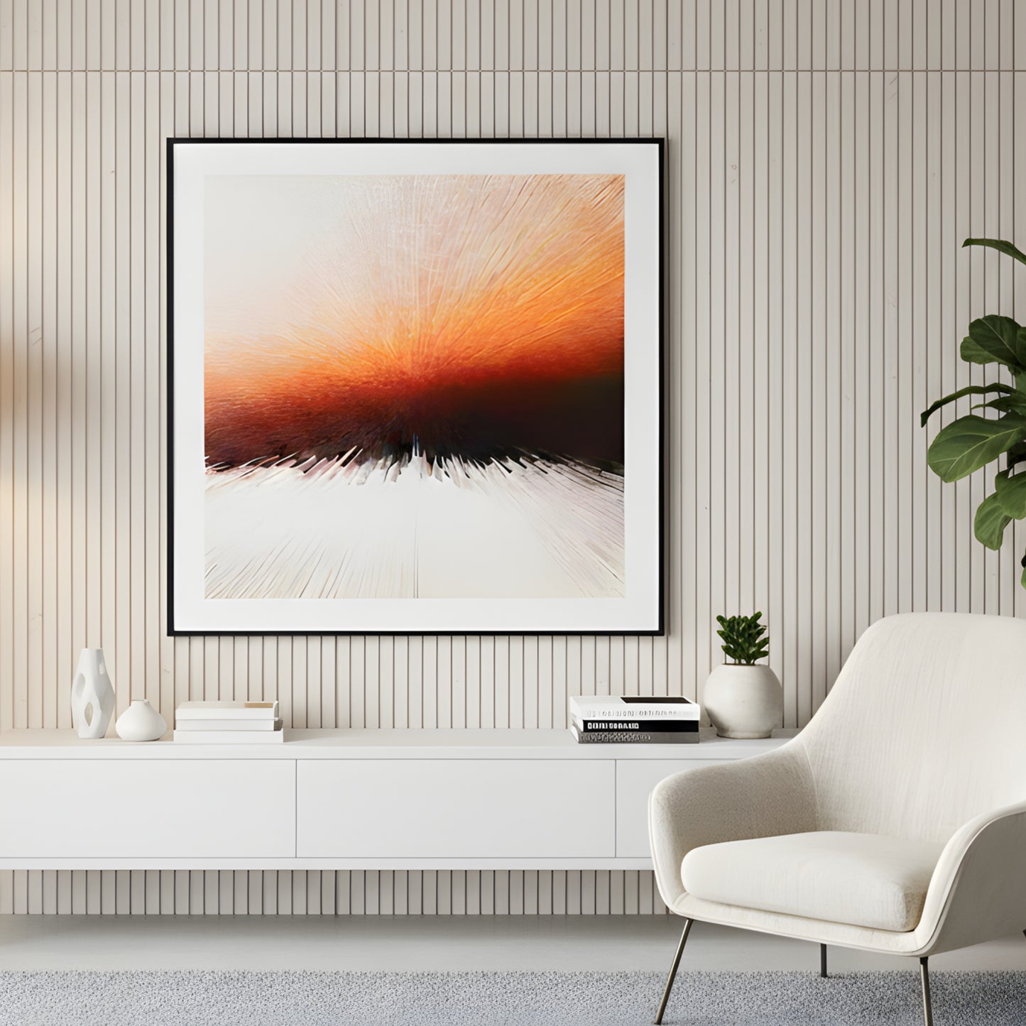 Threshold - Modern Abstract Premium UV Print Wall Art ~ 3.5 ft x 3.5 ft