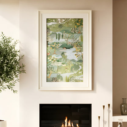 Edenia – Nature Inspired 3D detailing Premium Wall Art ~ 6 ft x 4 ft