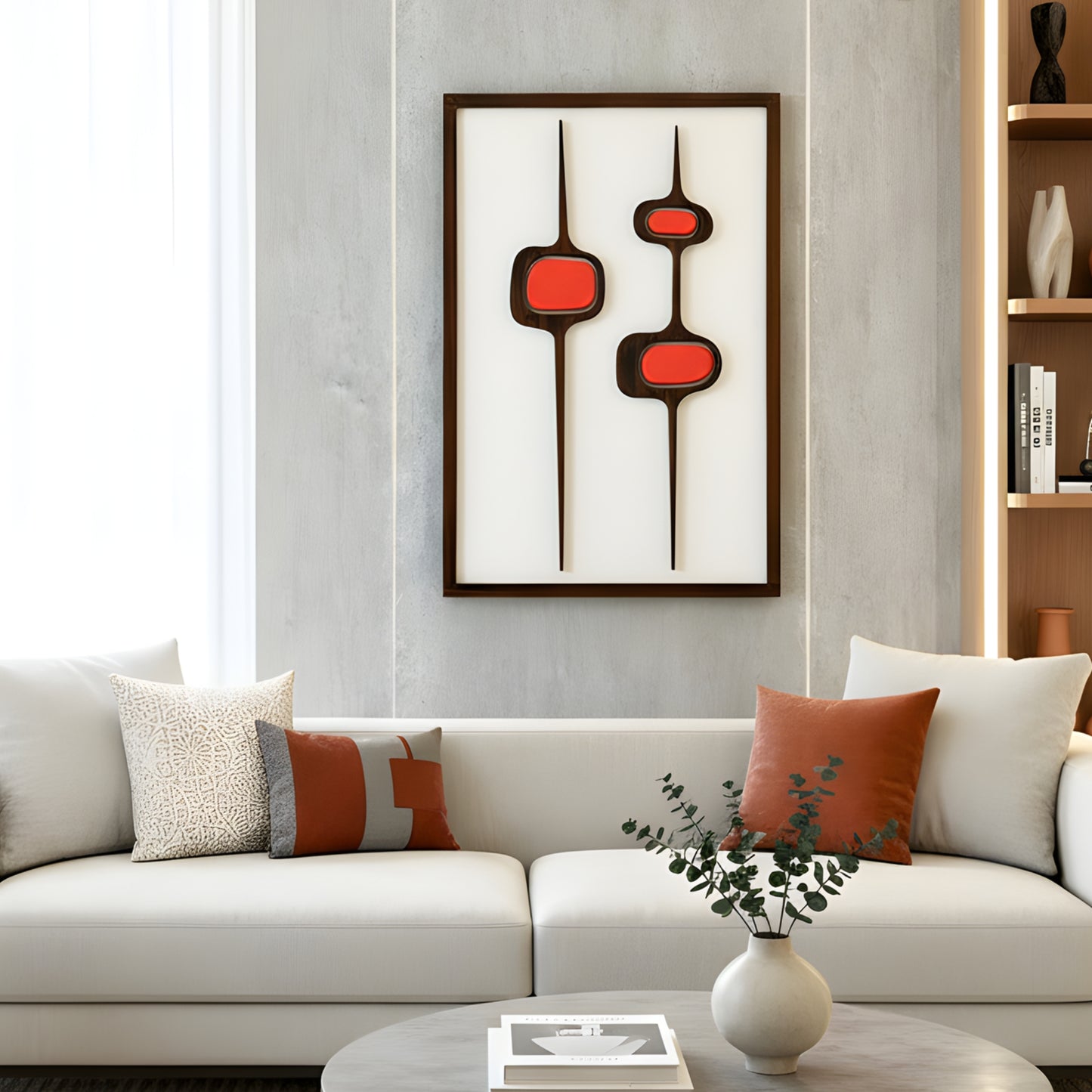 Pulse - Modern Abstract Premium Wall Art ~ 3 ft x 2 ft