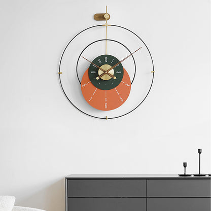 Helio - Designer Circular Wall Clock - Style 3 ~ 2 feet (Dia)