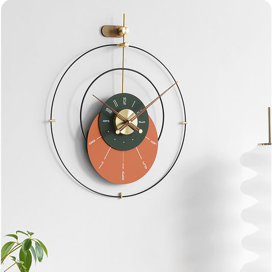 Helio - Designer Circular Wall Clock - Style 3 ~ 2 feet (Dia)
