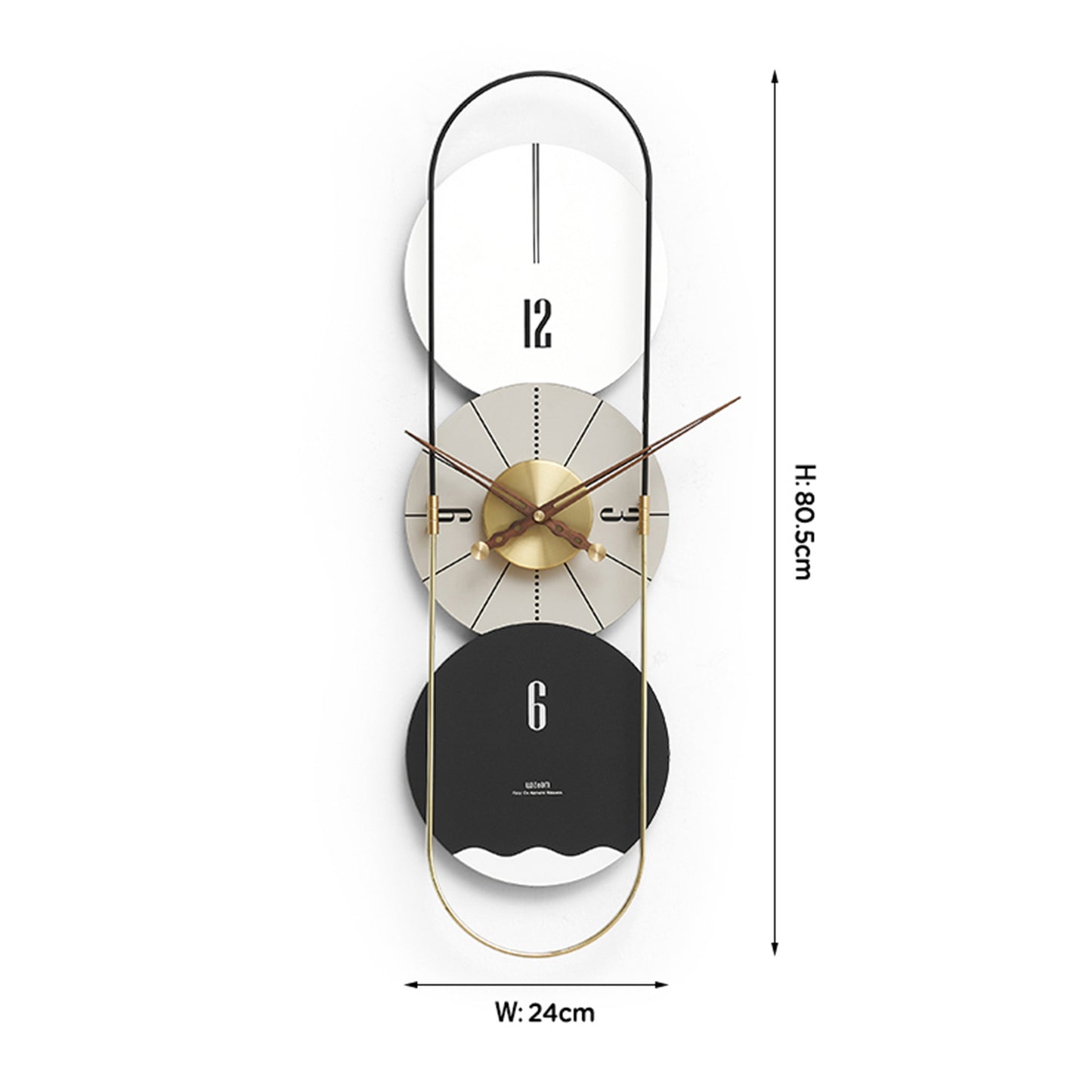 The Touch of Suave - Luxe Wall Clock - Style 7