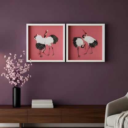 Sway – Japanese Cranes inspired Premium Wall Art