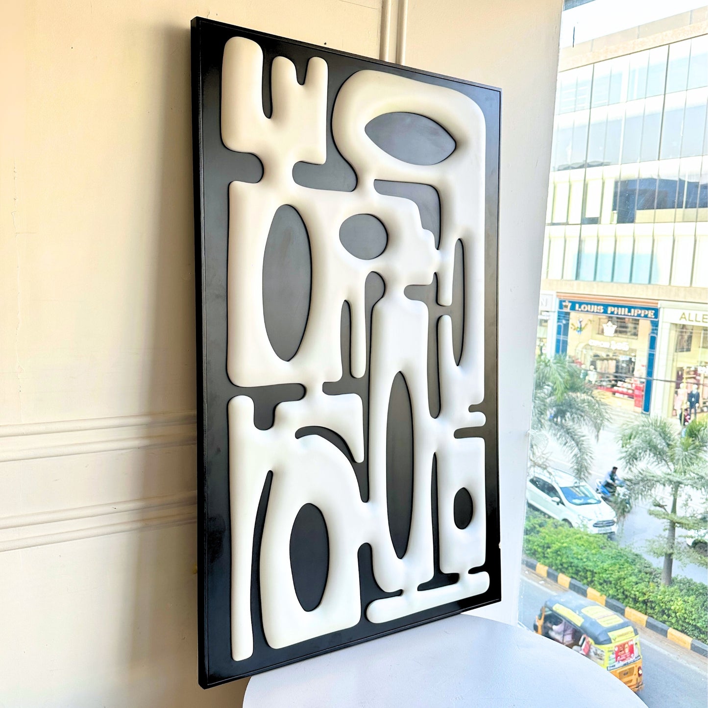 Interlude - Modern Abstract Layered Wood Wall Art ~ 4 ft x 3 ft