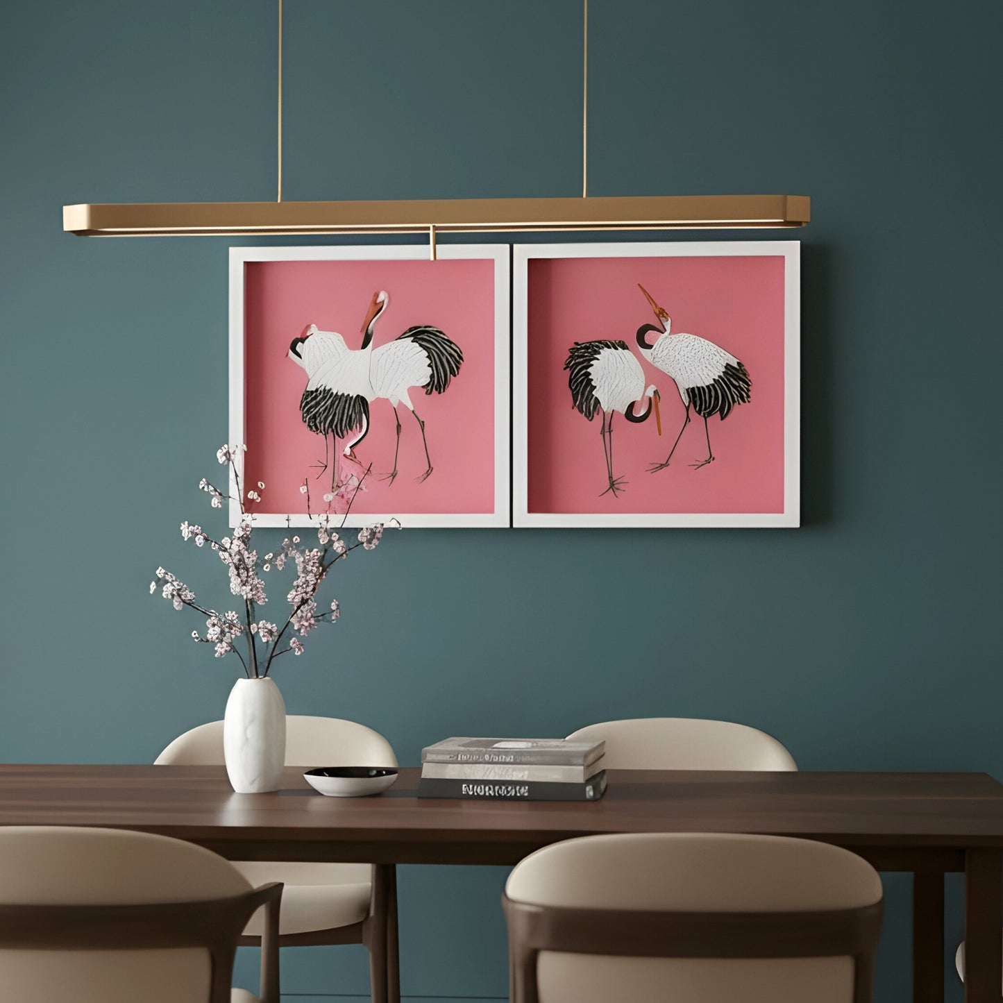 Sway – Japanese Cranes inspired Premium Wall Art