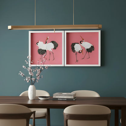 Sway – Japanese Cranes inspired Premium Wall Art