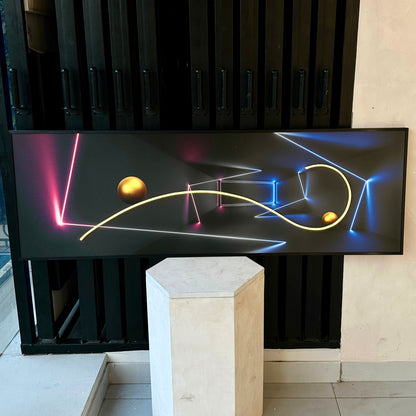Pulse - Modern Abstract LED Wall Art ~ 5 ft long
