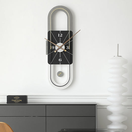 Chronos - Designer Vertical Wall Clock with Pendulum - Style 2