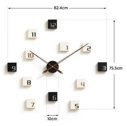 Eye of the Hurricane - Designer Wall Clock - Style 3 ~ 3 x 2.5 ft