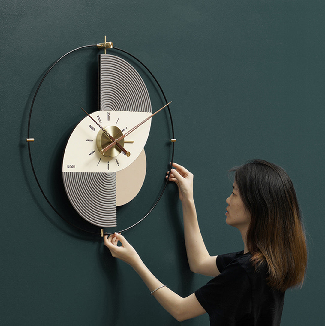 Kinetic - Designer Wall Clock ~ Style 2 - 2 feet (Dia)