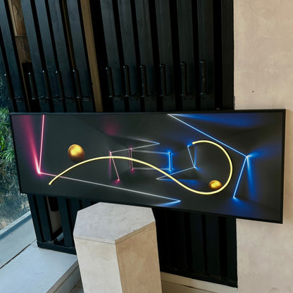 Pulse - Modern Abstract LED Wall Art ~ 5 ft long