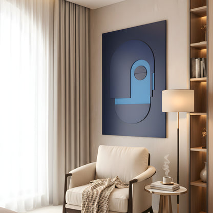 Persona - Modern Abstract Premium Wall Art ~ 3 ft x 2 ft