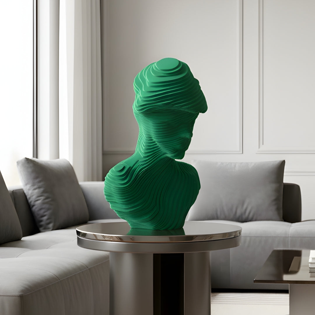 Simona - Modern Abstract Lady Bust Figurine