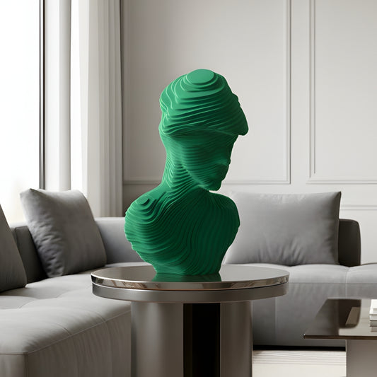 Simona - Modern Abstract Lady Bust Figurine