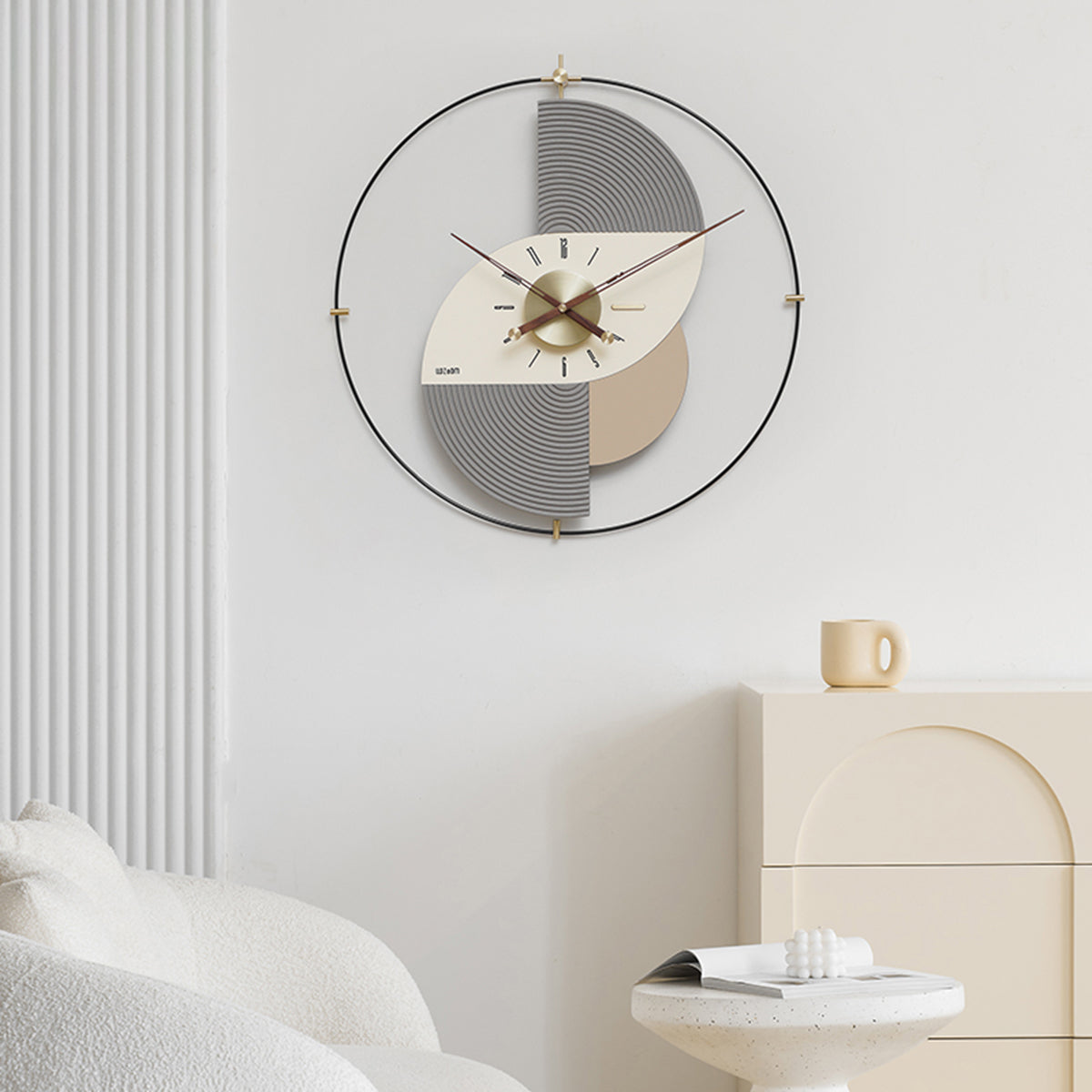 Kinetic - Designer Wall Clock ~ Style 2 - 2 feet (Dia)