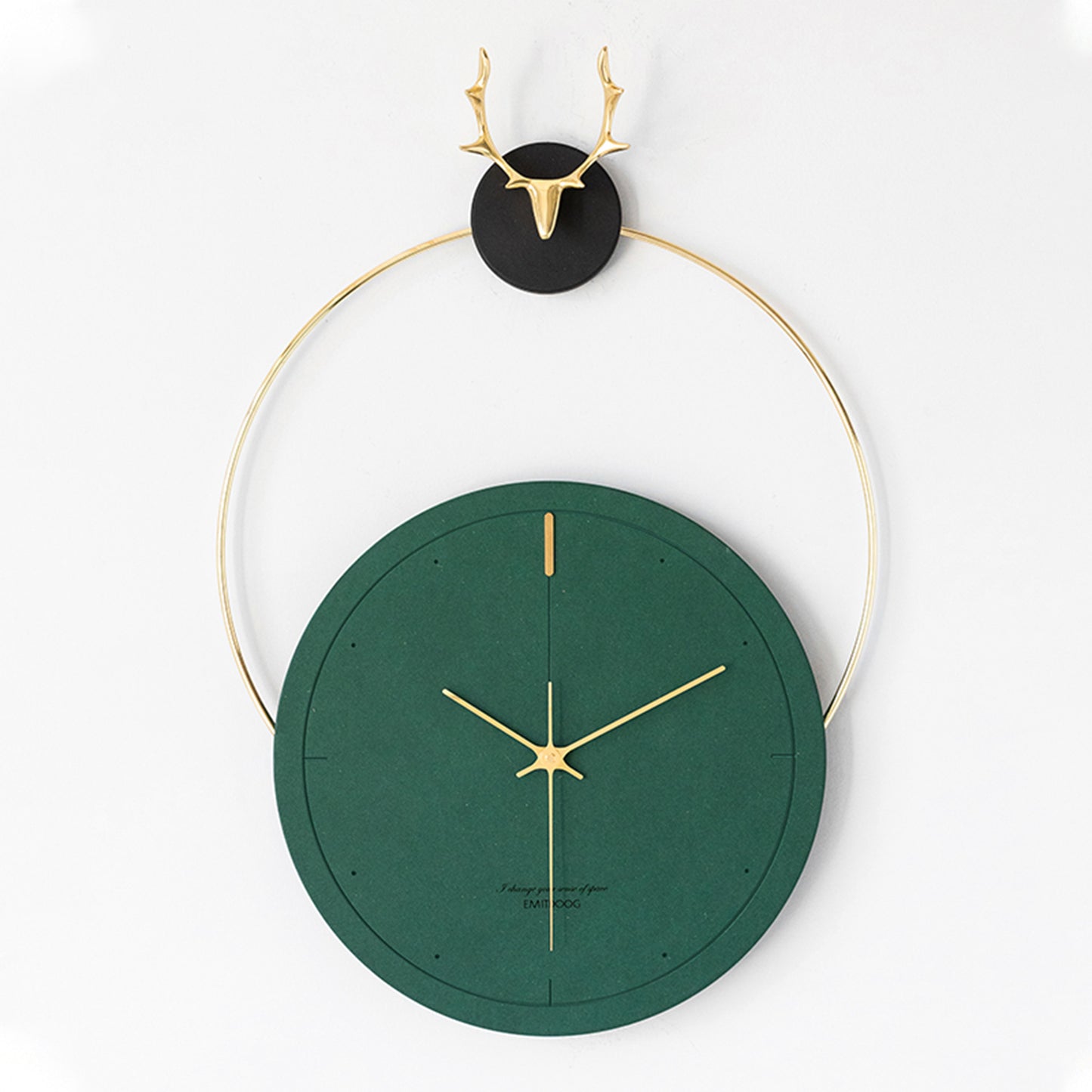 The Golden Timekeeper Luxe Wall Clock Style 2