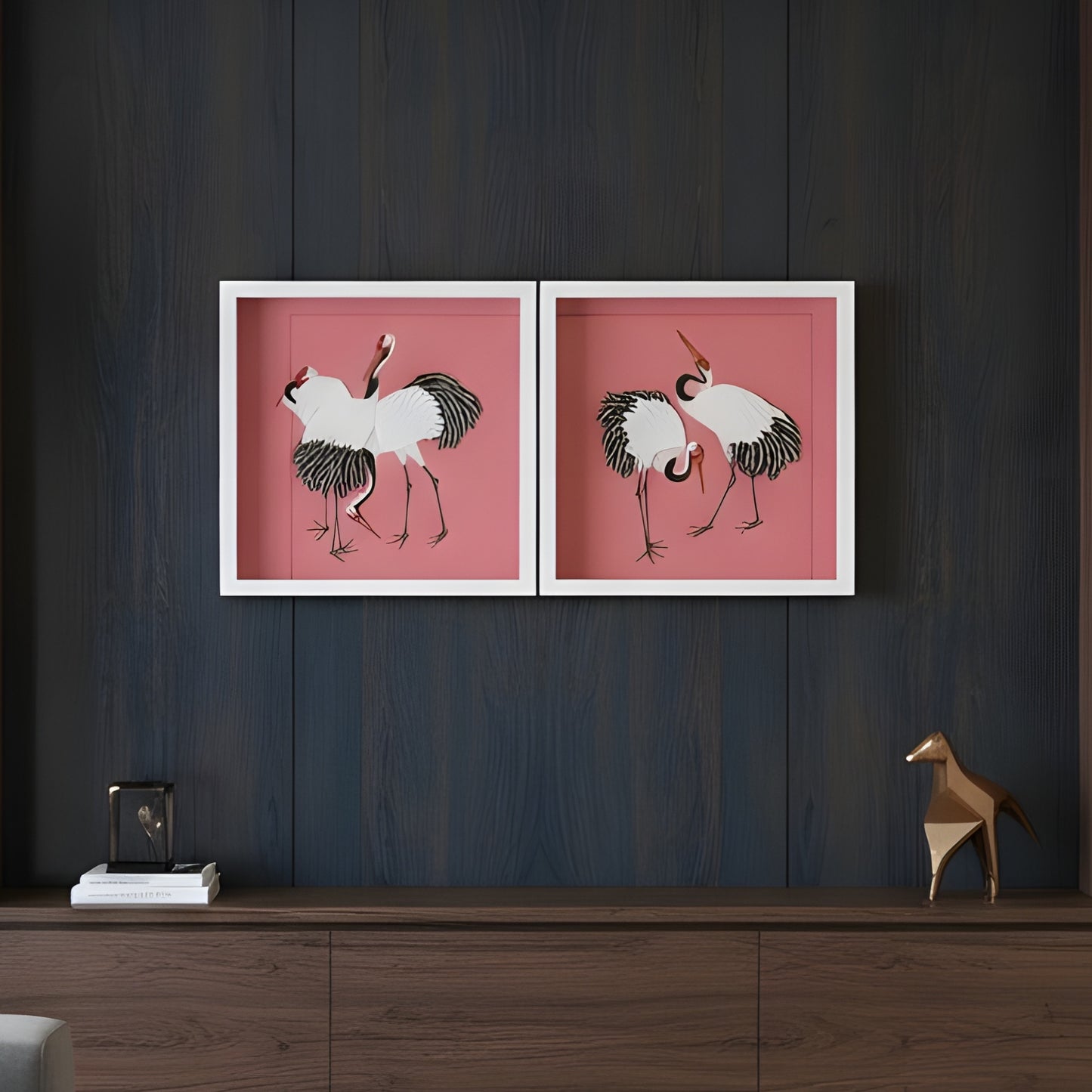 Sway – Japanese Cranes inspired Premium Wall Art