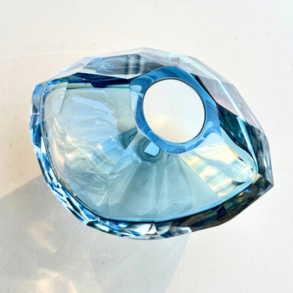 Prism - Blue Glass Vase