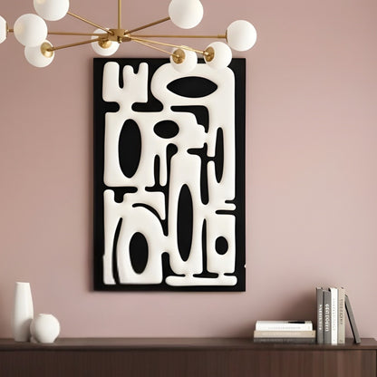 Interlude - Modern Abstract Layered Wood Wall Art ~ 4 ft x 3 ft