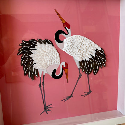 Sway – Japanese Cranes inspired Premium Wall Art