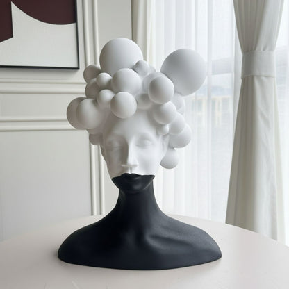 Mindscape - Modern Abstract Lady Figurine Sculpture ~ 1.5 Feet Tall