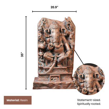 The Vighnaharta - Lord Ganesha Statue - 3 Feet Tall