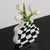 Dreaming in Patterns - Checkerboard Style Flower Vases Set of 2