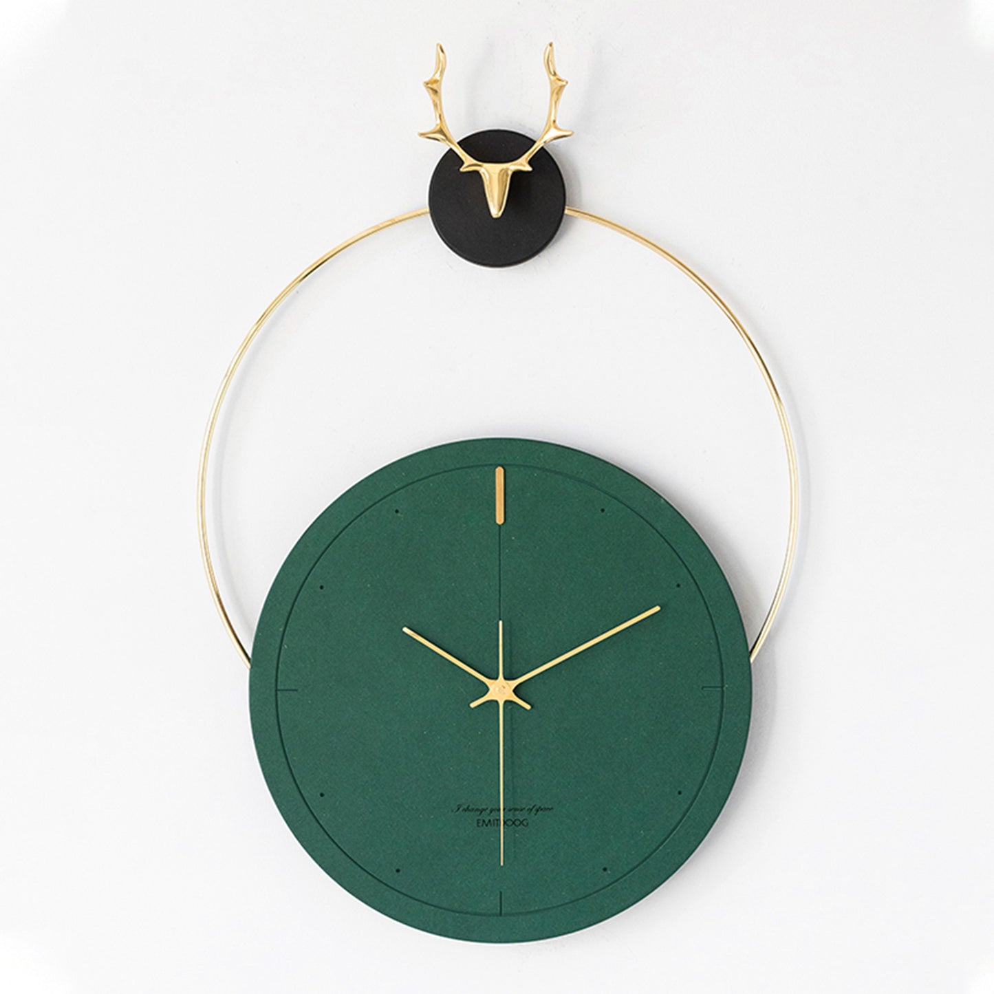 The Golden Timekeeper Luxe Wall Clock Style 2