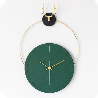 The Golden Timekeeper Luxe Wall Clock Style 2