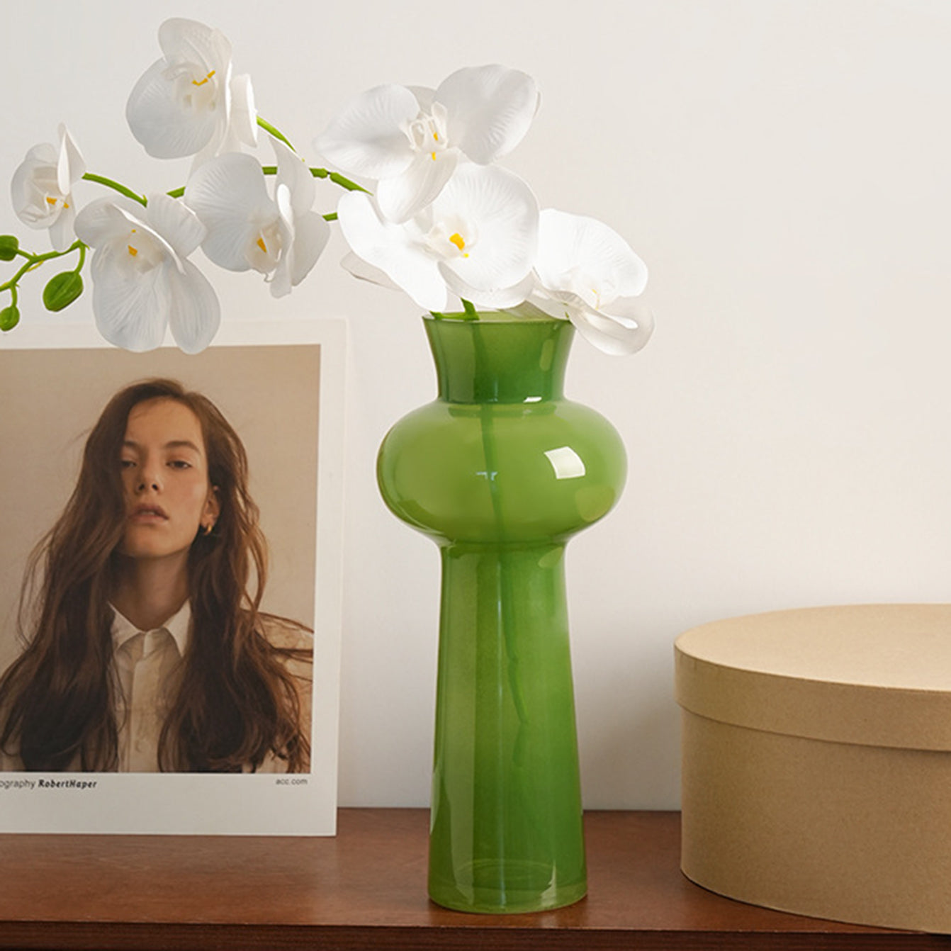 Edenne - Green Glass Vase