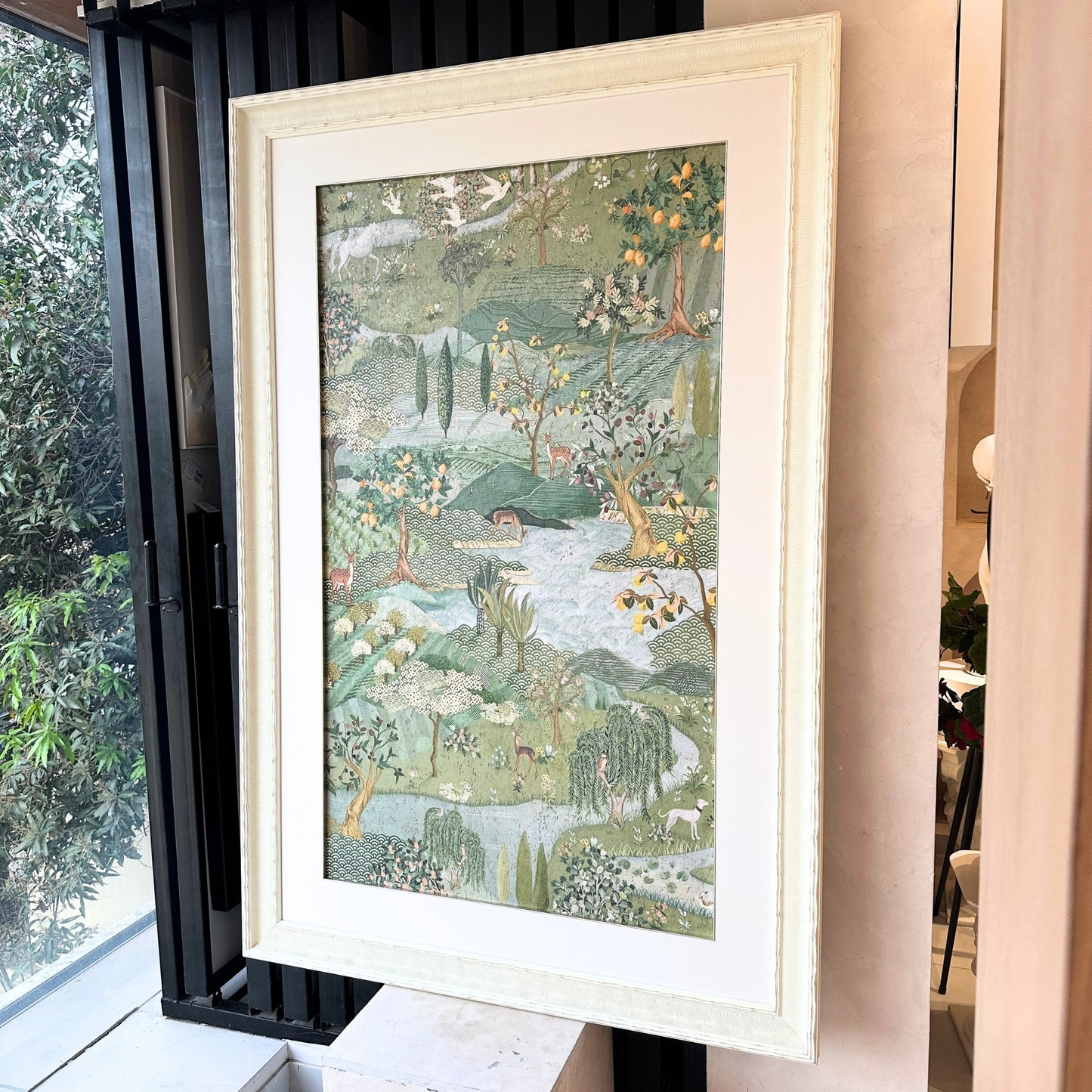 Edenia – Nature Inspired 3D detailing Premium Wall Art ~ 6 ft x 4 ft