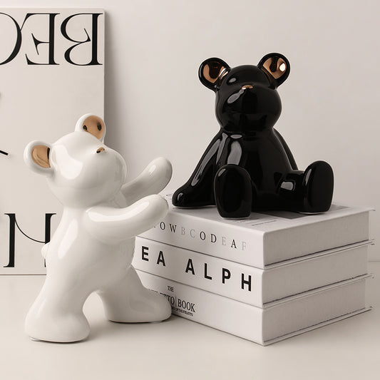 Bookend Lit & Luna - Bear Bookeneds & Showpieces (Set of 2)