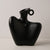 The Celestial Being - Body Shaped Ceramic Table Vase - Black